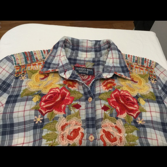 JONNY Was embroidered blouse XS good condition - Picture 3 of 8